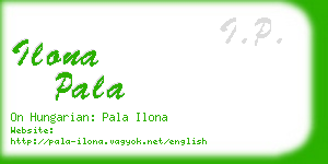 ilona pala business card